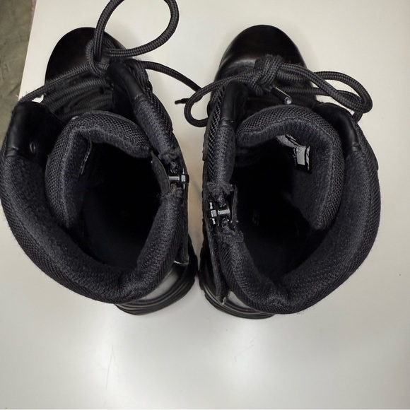 Bates Men's Black Combat Boots side zipper, guessing size 7 - see measurements - Picture 7 of 11